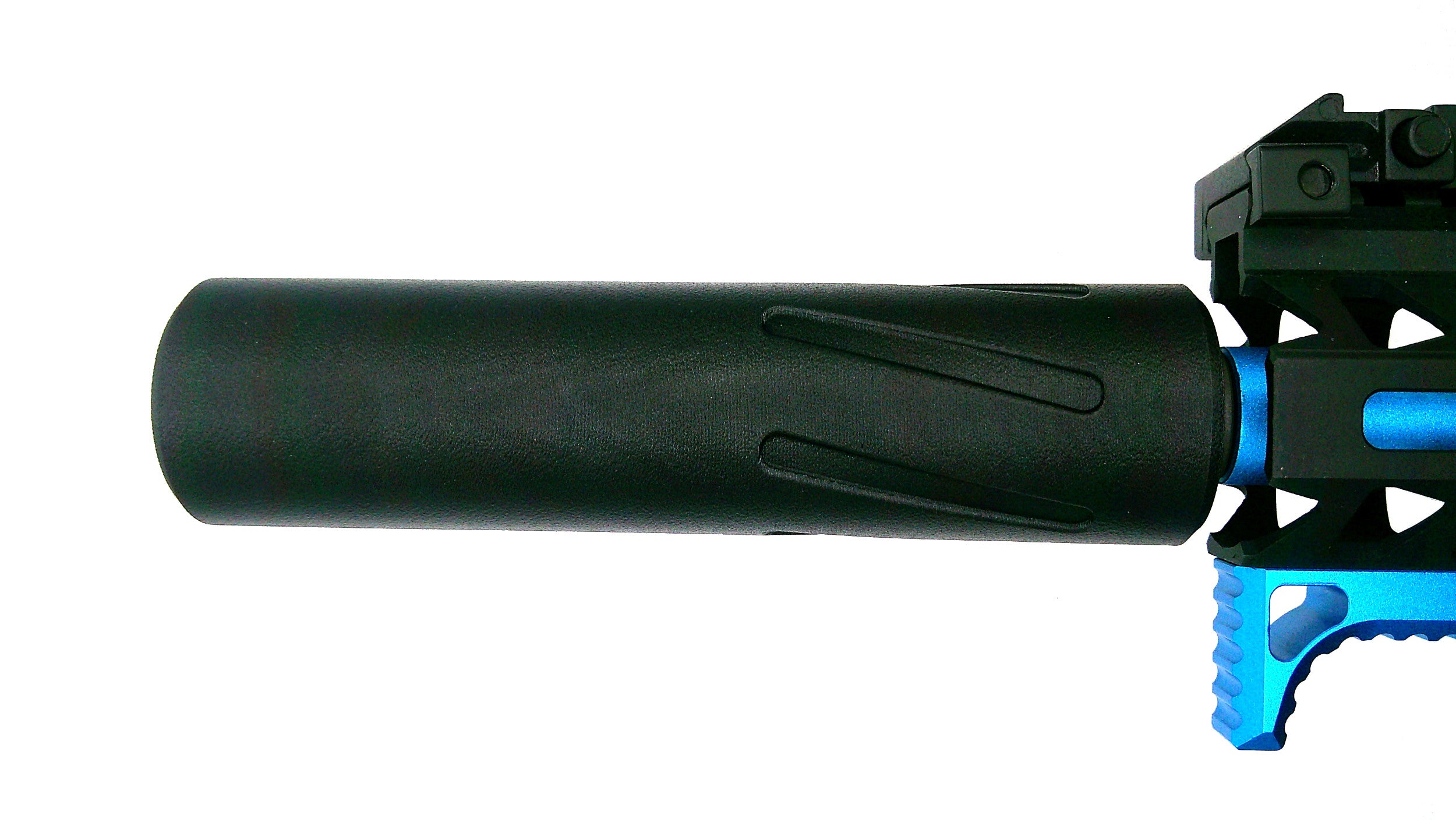 MJM-5 Spiral Flute (Slim fit 30mm OD) Airsoft Mock Suppressor 14mm CCW