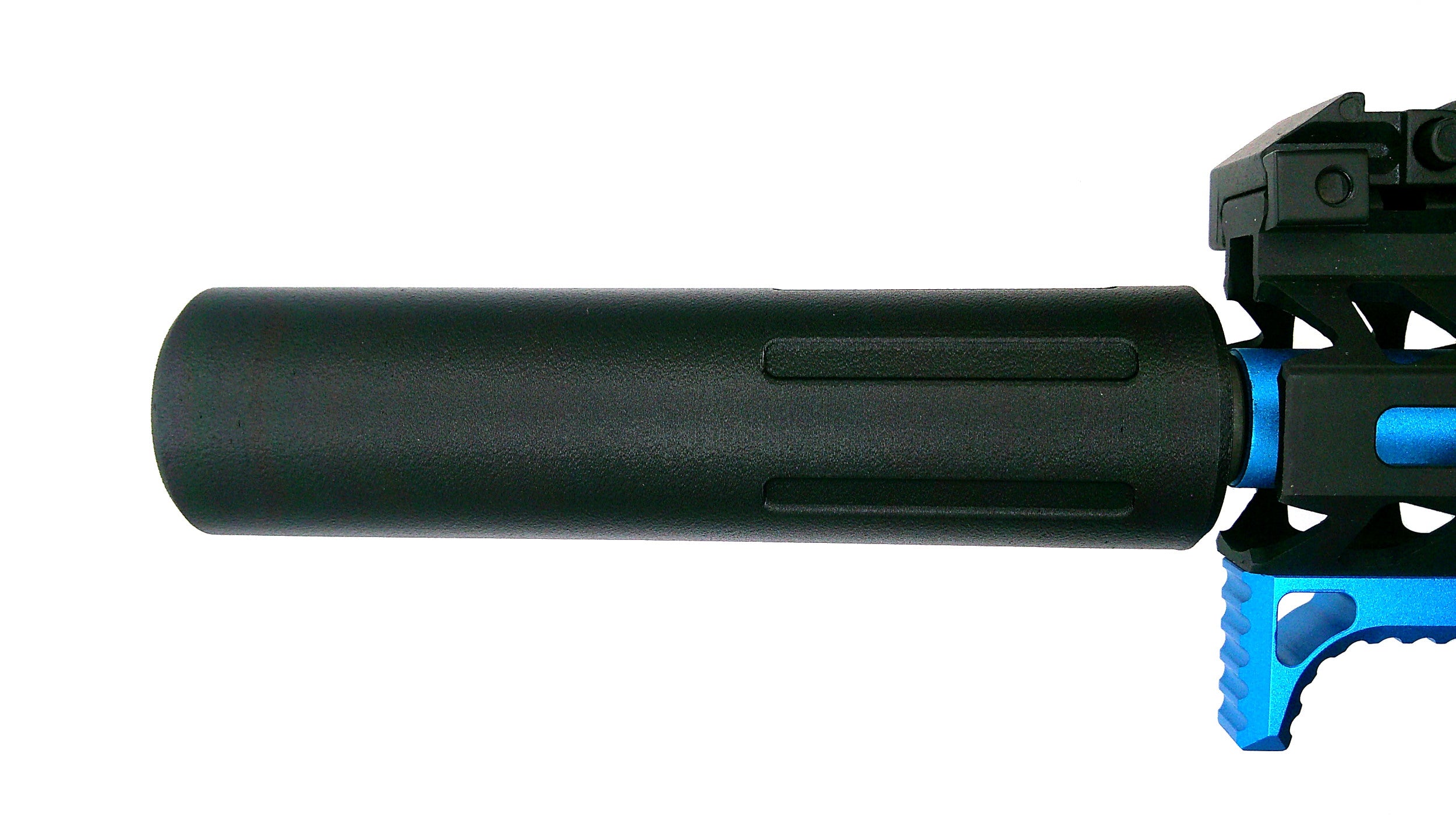 MJM-7 Straight Flute (Slim fit 30mm OD) Airsoft Mock Suppressor 14mm CCW